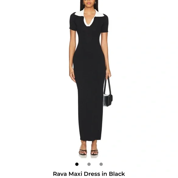 All The Ways Rava Maxi Dress in Black size Xs